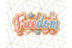 Fourth of July Cookie PNG, Patriotic Clipart USA Treats Png Product Image 5