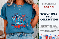 America Liberty Crown PNG | Sublimation DTF Product Image 5