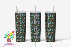 Merry Christmas Skinny tumbler Sublimation #5 Product Image 1