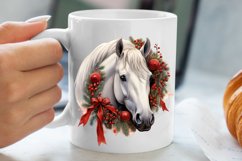 Christmas Horses Clipart, Christmas Horses Clipart Product Image 5