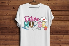 Future Nurse PNG Sublimation Design, Nursing Student Shirt Product Image 5