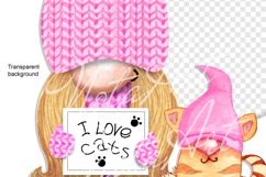 Dwarf loves Cats png, Dwarfs with a cat Product Image 5