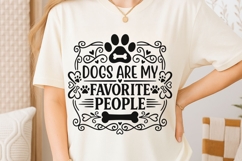 Dogs Are My Favorite People Svg, Dog Mom Svg, Dog Lover Svg. Product Image 6