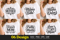 Mother Mama Queen Pretty Quotes SVG PNG Product Image 1