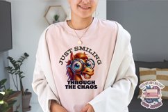 Funny Sarcasm Sublimation design PNG Quote Animal Product Image 4