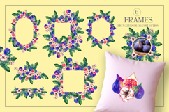 Fig Plant Watercolor clipart Product Image 5