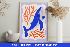 Ocean Life Prints, Coastal Posters, Underwater Animals Product Image 3