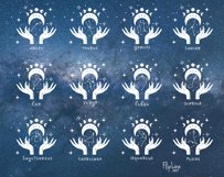 Zodiac signs SVG &amp; PNG clipart, Astrology svg, Horoscope svg Product Image 9