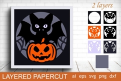 3d layered Halloween decor svg, Halloween laser cut Product Image 4