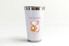 Halloween Axolotl Jack O Lantern Pumpkin PNG Uparupa Product Image 4
