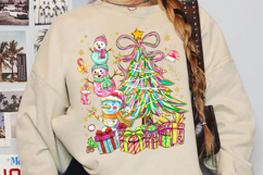 Colorful Christmas Tree Sublimation, Christmas Png Product Image 4