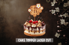 12 Baby cake toppers SVG I Cake topper SVG Product Image 6