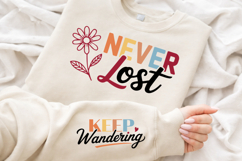 Boho Inspirational Sleeve SVG Bundle, Positive Quotes SVG Product Image 5