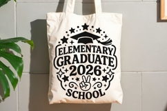 Elementary Graduate 2026 School Svg, Middle School Svg. Product Image 6