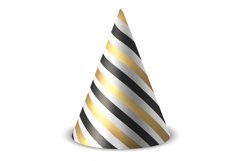 Party Cone Hats, Vector Set. Product Image 6