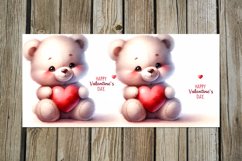 Valentine animals | cute teddy bears mug sublimation design Product Image 5