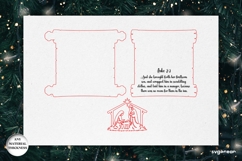 Nativity Scroll Ornaments SVG Bundle | Laser Cut | SVG Product Image 5
