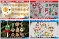 401 Christmas Mega Bundle Laser Cut, 3D Christmas Decoration Product Image 6