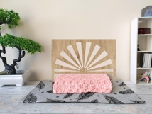 Miniature bed headboard sunrise digital download laser cut Product Image 5