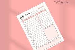 Daily Planner Template for Canva Aesthetic, Minimal, Product Image 5