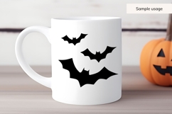 Hand Drawn Flying Bats SVG Product Image 5