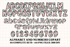 Football Alphabet clipart, soccer american letters doodle Product Image 5