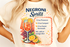 Cocktail Recipe Coaster PNG, Summer Cocktail Recipe Cards Product Image 2