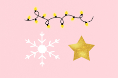 Christmas Plaid Alphabet Clipart Product Image 5