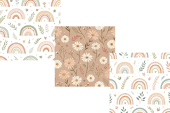 Boho Seamless Digital Paper, Minimal Boho Pattern Product Image 5