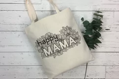 Mothers Day SVG | Happy Mama SVG | Floral Mom SVG Product Image 5