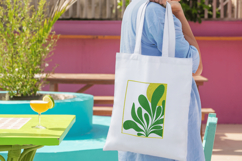 Sunshine Green Leaf Minimalist Embroidery Design Product Image 5