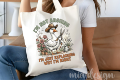 Explaining Im Right PNG, Grumpy Gardener Goose Png Product Image 4