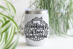 Cooking Is Love Made Edible Svg, Farmhouse Kitchen Svg. Product Image 6