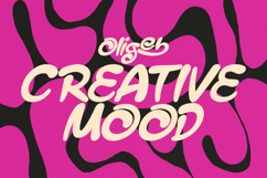 Oligeb-Retro Groove Display Font Product Image 5