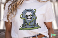 Pixel Art Halloween Sublimation Product Image 2