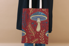 Lavish Mushroom Tapestry Seamless Artwork, Seamless Pattern Product Image 5