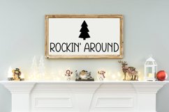 Rockin&#039; Around SVG, Christmas Cut File, Cute Chirstmas SVG Product Image 3