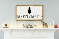 Rockin' Around SVG, Christmas Cut File, Cute Chirstmas SVG Product Image 3