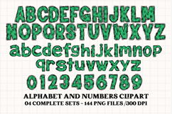 St patrick alphabet png clipart, st patrick letters doodle Product Image 5