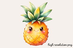 Cute Kawaii Summer Clipart PNG Product Image 1