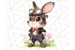 Vintage Steampunk Forest Animal PNG Clipart for Sublimation Product Image 5