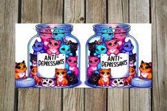 Colorful Cats | pets Mug Sublimation design PL Product Image 5