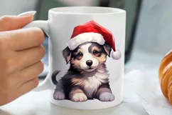 Christmas Dogs Sublimation Clipart, Christmas Dog Clipart Product Image 5