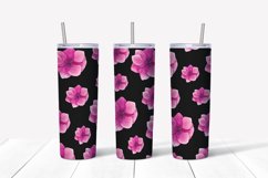 Flowers Skinny Seamless Tumbler Sublimation Wrap Bundle Product Image 7