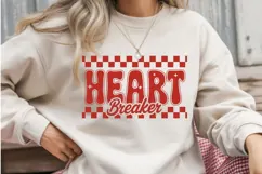 Heart Breaker PNG | Retro Valentine’s Day Sublimation Design Product Image 2