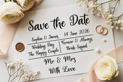 Celestial Bride Font Romantic Wedding Script for Invitations Product Image 5