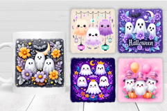 Halloween Mug Bundle. Halloween Mug Sublimation Product Image 6