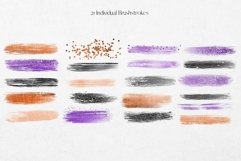 Sparkling Halloween Glitter and Foil Brushstrokes Product Image 2