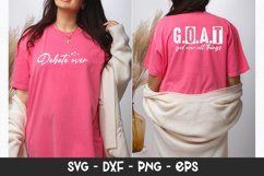 God Over All Things Inspirational SVG T-shirt Design Product Image 4