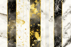 Black and White Marble Vertical Stripes Background Product Image 1